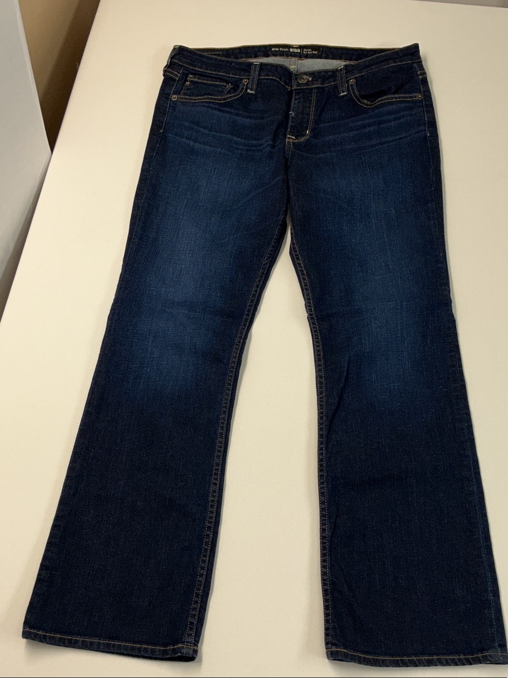 Big Star Dark Blue Flare Jeans 31 short
